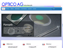Tablet Screenshot of optico.ch